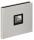 Fotoalbum Black & White grau, 26x25 cm, Leinen