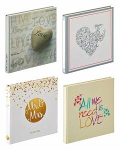 Hochzeitsalbum Composition 30x30 cm - 4 Designs sortiert 50 Seiten