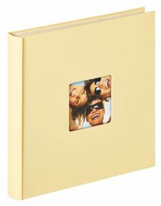 Selbstklebealbum Fun creme, 33x34 cm - 50 weisse Seiten