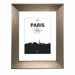 Bilderrahmen Kunststoff Paris Stahl 20x30cm - für Bildformat 13x18cm, Hama
