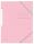 Eckspannmappe TOP FILE+, A4, aus 390 g/m² Karton, pastell rosa