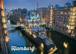 Postkarte Hamburg Historische Speicherstadt