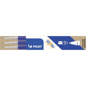 Pilot Tintenrollermine FriXion BLS-FR10 - 0,5 mm, blau, 3er Pack