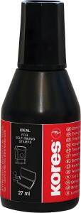 Stempelfarbe ohne Öl, 27ml schwarz mit Verstreicher # SF71338