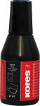 Stempelfarbe ohne Öl, 27ml schwarz mit Verstreicher...