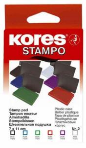 Stempelkissen rot Gr.2 7X11 cm