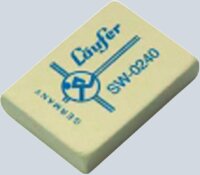 Radierer Läufer SW 0240 40x28x7,5 mm, Kautschuk,...