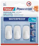 Tesa Powerstrips Haken Plastik weiß small - Waterproof