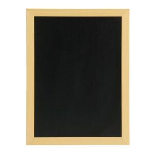 Securit Woody Kreidetafel schwarz Kreidestift inklusive