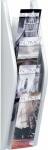 Bogendisplay 1/3 A4 Silber mit 4 Taschen