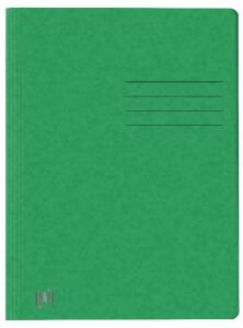 Oxford Schnellhefter TOP FILE+, A4, aus 390 g/m² Karton, für ca. 200 DIN A4-Blätter, mit aufgedrucktem Beschriftungsfeld auf Vorder- und Rückseite, für kaufm. oder Amtsheftung, grün