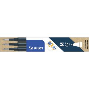 PILOT Tintenrollermine FriXion BLS-FR7 - 0,4 mm, schwarzblau, 3er Pack
