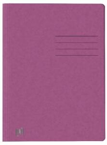Oxford Schnellhefter TOP FILE+, A4, aus 390 g/m² Karton, für ca. 200 DIN A4-Blätter, mit aufgedrucktem Beschriftungsfeld auf Vorder- und Rückseite, für kaufm. oder Amtsheftung, violett