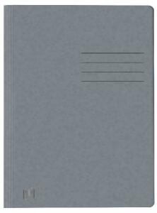 Oxford Schnellhefter TOP FILE+, A4, aus 390 g/m² Karton, für ca. 200 DIN A4-Blätter, mit aufgedrucktem Beschriftungsfeld auf Vorder- und Rückseite, für kaufm. oder Amtsheftung, grau