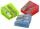 Doppelspitzer Kunststoff Blockform 3 Farben