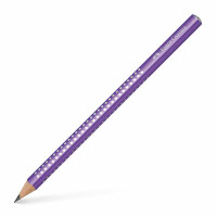Faber Castell Bleistift Sparkle Jumbo B pearl lila