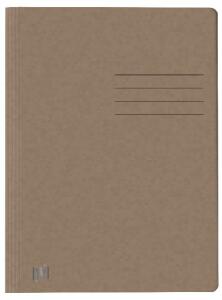 Oxford Schnellhefter TOP FILE+, A4, aus 390 g/m² Karton, für ca. 200 DIN A4-Blätter, mit aufgedrucktem Beschriftungsfeld auf Vorder- und Rückseite, für kaufm. oder Amtsheftung, braun