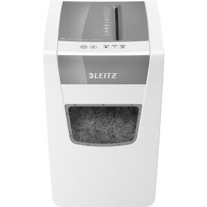 LEITZ Aktenvernichter IQ Slim Home Office Partikelschnitt P4 10Blatt weiß