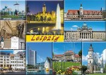 Postkarte Leipzig Sehenswürdigkeiten - 148 x 105mm