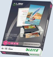 LEITZ Laminierfolie A5 100 Stk. Udt 125 Mic Glasklar