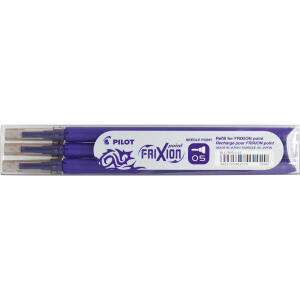 Pilot Tintenrollermine FriXion BLS-FRP5 - 0,3 mm, violett, 3er Pack