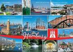 Postkarte Hamburg Wappen