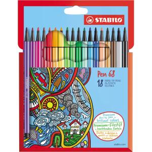 STABILO Pen 68 18er Kartonetui