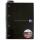 Oxford Office Collegeblock "Essentials" A4+ (220 x 295 mm), liniert 8 mm, 70 Blatt, Optik Paper®, 4fach gelocht, mit Mikroperforation, 5er-Packung smart black / schwarz