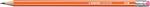 STABILO pencil 160 mit Radierer HB orange
