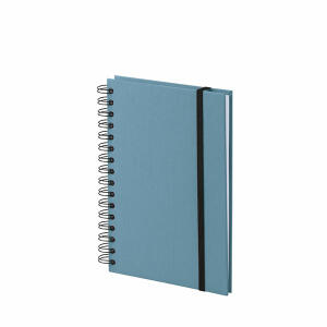Wire O Notizbuch A5 S.O.H.O. Denim mit - Gummizug 80 Blatt