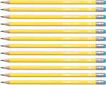 STABILO pencil 160 mit Radierer HB gelb