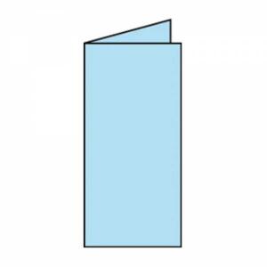Coloretti Karten 5 Stück DL himmelblau