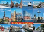 Postkarte Hamburg Grüße aus Hamburg