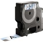 Schriftbänder 19mm x 7m schwarz/transparent