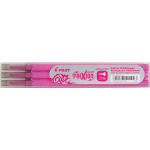 Pilot Tintenrollermine FriXion BLS-FRP5 - 0,3 mm, pink, 3er Pack