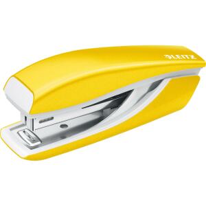 LEITZ Heftgerät Mini Nexxt WOW gelb 10Blatt
