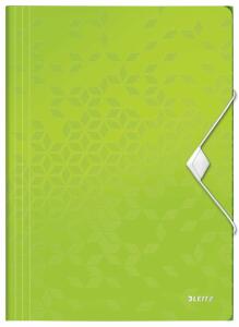 LEITZ 4599 Eckspannermappe WOW A4 PP grün metallic