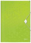 LEITZ 4599 Eckspannermappe WOW A4 PP grün metallic