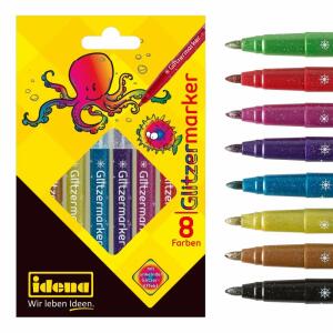 Glitzermarker 10er Idena