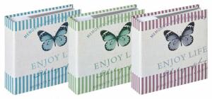 Einsteckalbum Mariposa grün, blau, violett