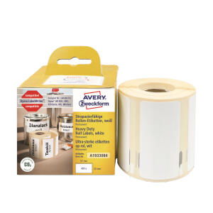 Zweckform Rollenetiketten 57x32mm strapazierfähig, 1x400St