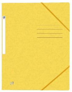 Eckspanner A4 gelb - Oxford TOP FILE+ 390 g/m² Karton - Kapazität bis zu 200 Blatt