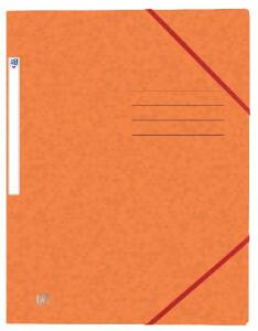 Eckspanner A4 orange - Oxford TOP FILE+ 390 g/m² Karton - Kapazität bis zu 200 Blatt