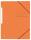 Eckspanner A4 orange - Oxford TOP FILE+ 390 g/m² Karton - Kapazität bis zu 200 Blatt