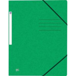Eckspanner A4 grün - Oxford TOP FILE+ 390 g/m² Karton - Kapazität bis zu 200 Blatt