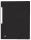 Eckspannmappe TOP FILE+, A4, aus 390 g/m² Karton, schwarz