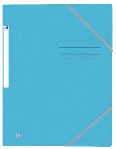 Eckspannmappe TOP FILE+, A4, aus 390 g/m² Karton, hellblau