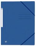 Eckspannmappe TOP FILE+, A4, aus 390 g/m² Karton, blau
