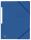 Eckspannmappe TOP FILE+, A4, aus 390 g/m² Karton, blau