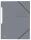 Eckspannmappe TOP FILE+, A4, aus 390 g/m² Karton, grau